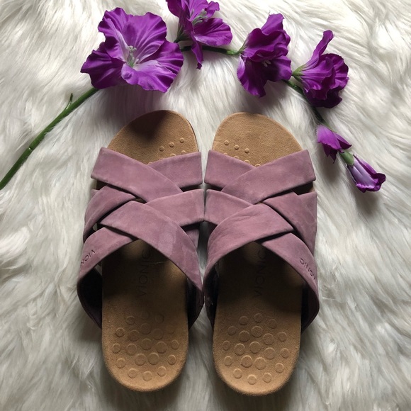 Vionic Orthopaedic Mauve Slides/or Mules Size-10 - Picture 4 of 8